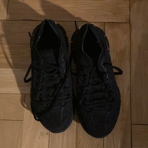 Black gym shoes from Reebok